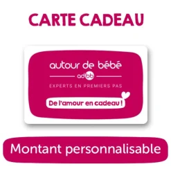 adbb autour de bébé                    Carte cadeau    virtuelle