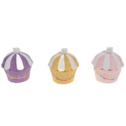 Amadeus Boîte à dent Coquillage Voilet Rose et Jaune