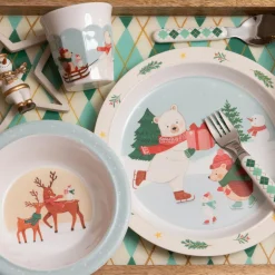 Amadeus Coffret Déjeuner 5P Hiver Patinoire Multicolore