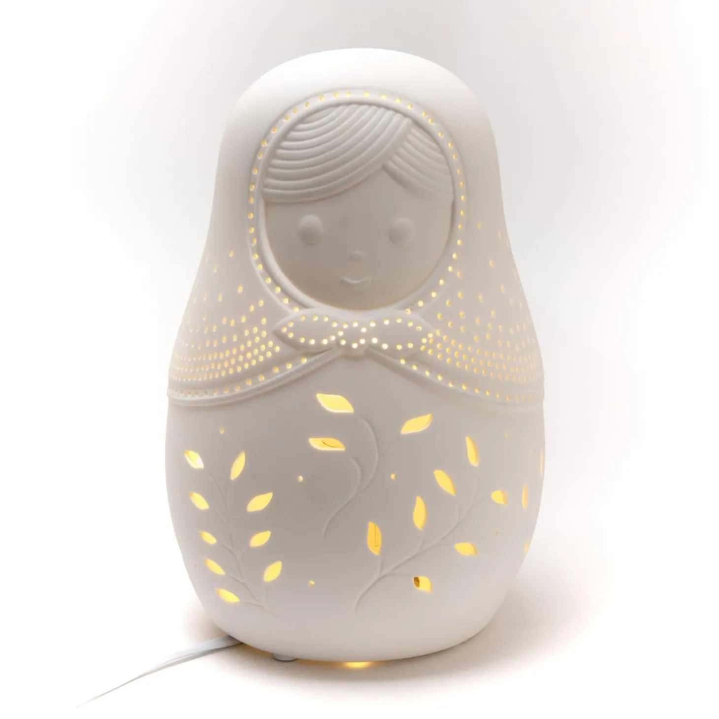 Amadeus Lampe babouchka Blanc
