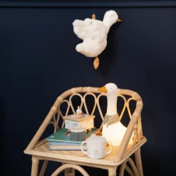 Amadeus                    Peluche Petite Oie Musicale    Blanc