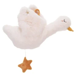 Amadeus Peluche Petite Oie Musicale Blanc