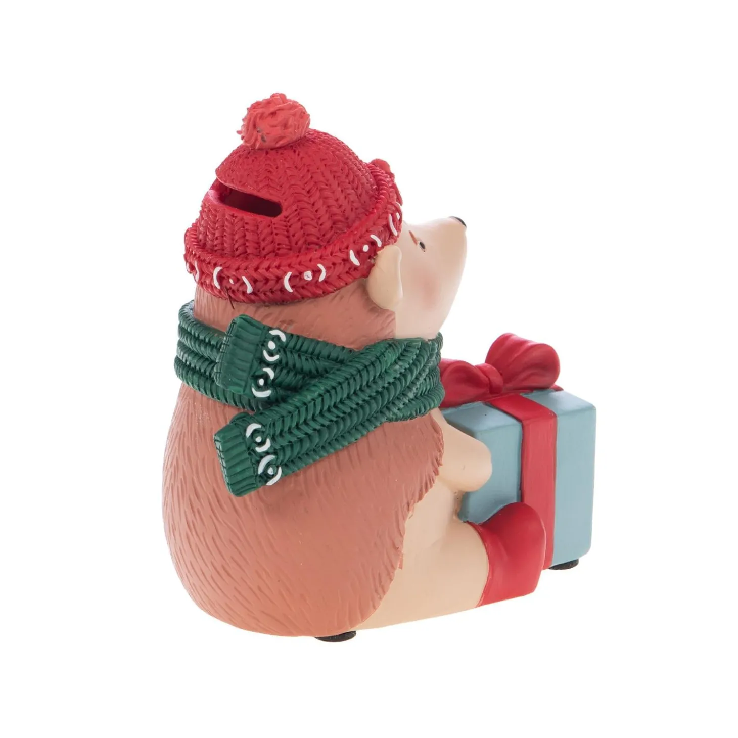 Amadeus Tirelire Herisson Noel Multicolore