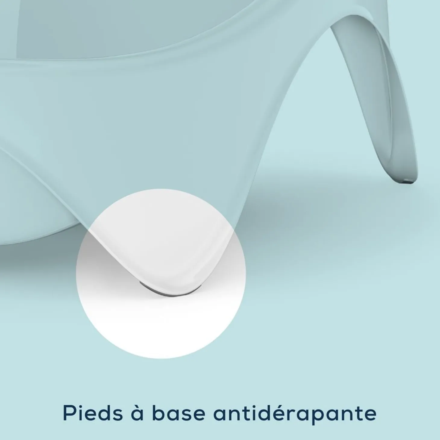 Angelcare Baignoire bébé évolutive 2 en 1 Blanc Et Gris