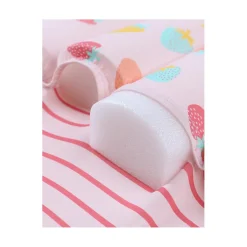 Archimède Maillot bouées strawberries Rose 12 mois