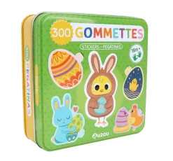Auzou                    Livre 300 Gommettes Pâques    Multicolore