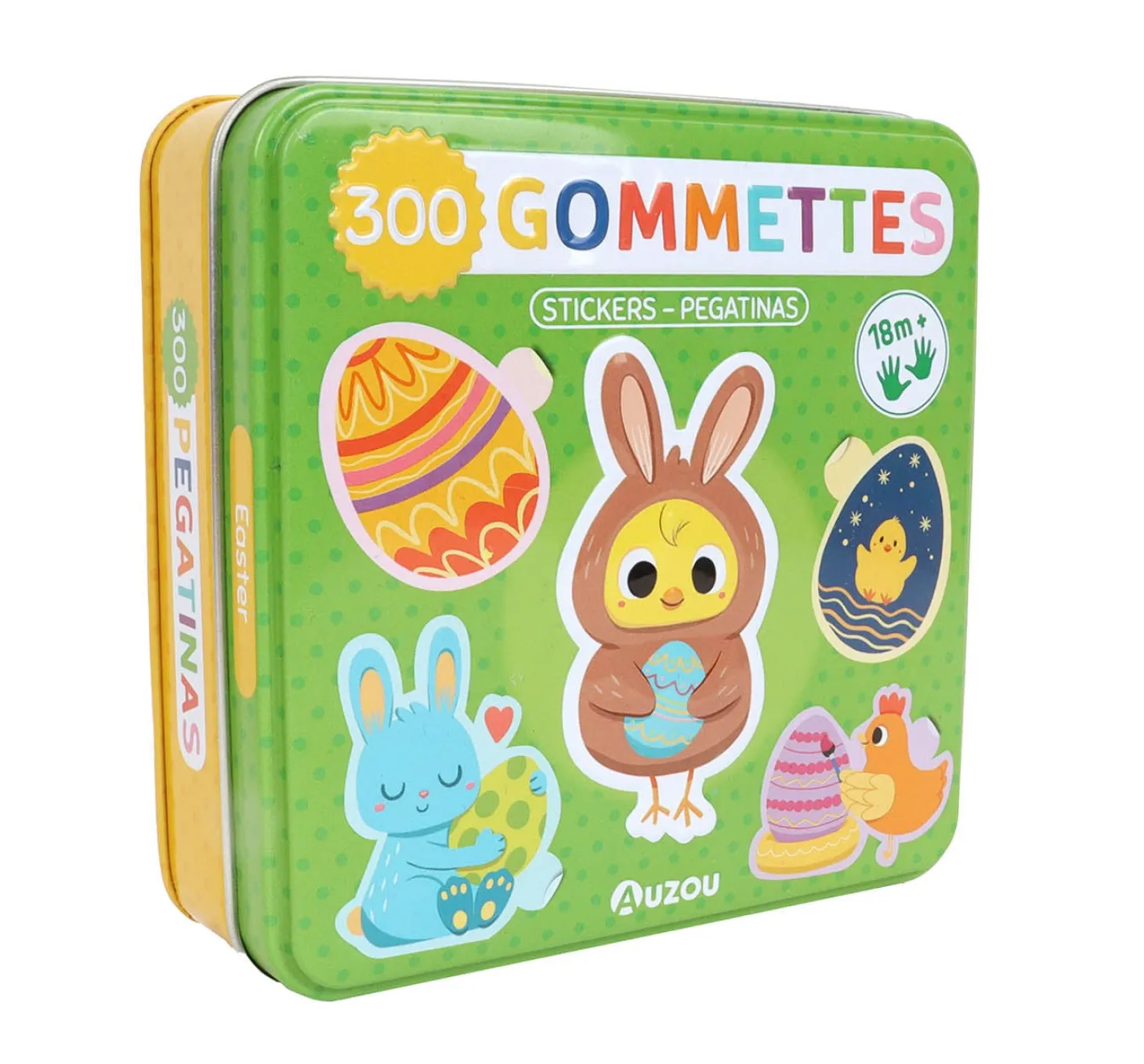 Auzou Livre 300 Gommettes Pâques Multicolore