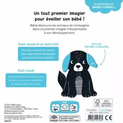 Auzou Livre Mes Premiers Flaps Les Animaux de Compagnie Multicolore