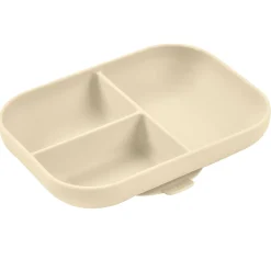 Béaba                    Assiette compartimentée silicone    Argile