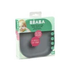Béaba                    Assiette silicone ventouse    Minéral            680 ml