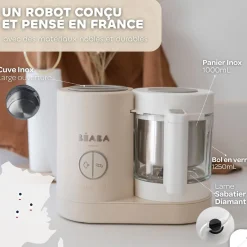 Béaba Babycook Neo Robot Cuiseur Bébé 6 en 1 Terre D'Argile