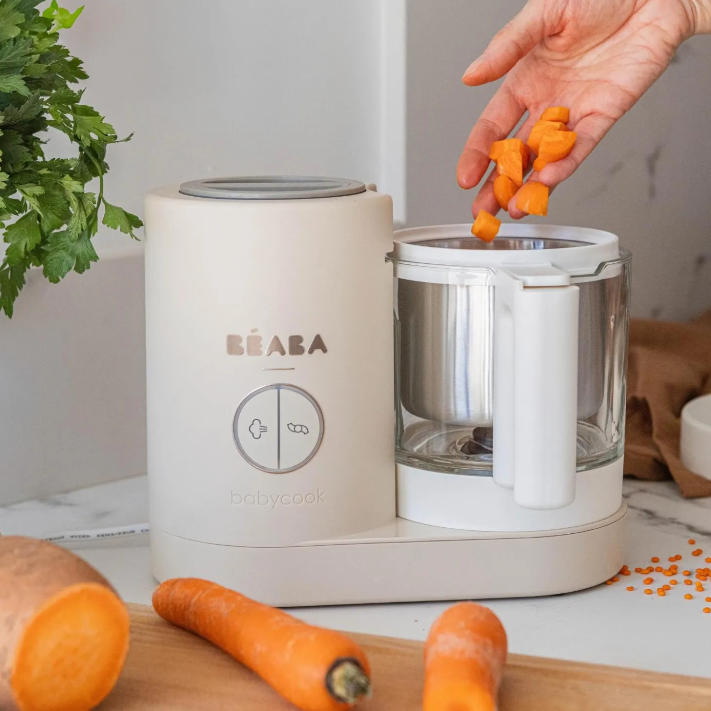 Béaba Babycook Neo Robot Cuiseur Bébé 6 en 1 Terre D'Argile
