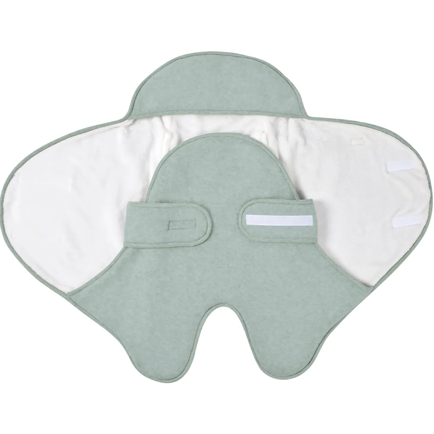 Béaba Babynomade double polaire vert sauge/blanc 0-6 mois