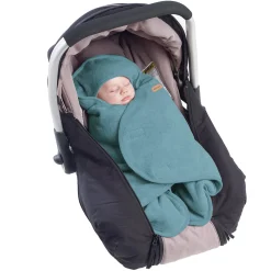 Béaba                    Babynomade double polaire    Bleu Baltique/Blanc            0-6 mois
