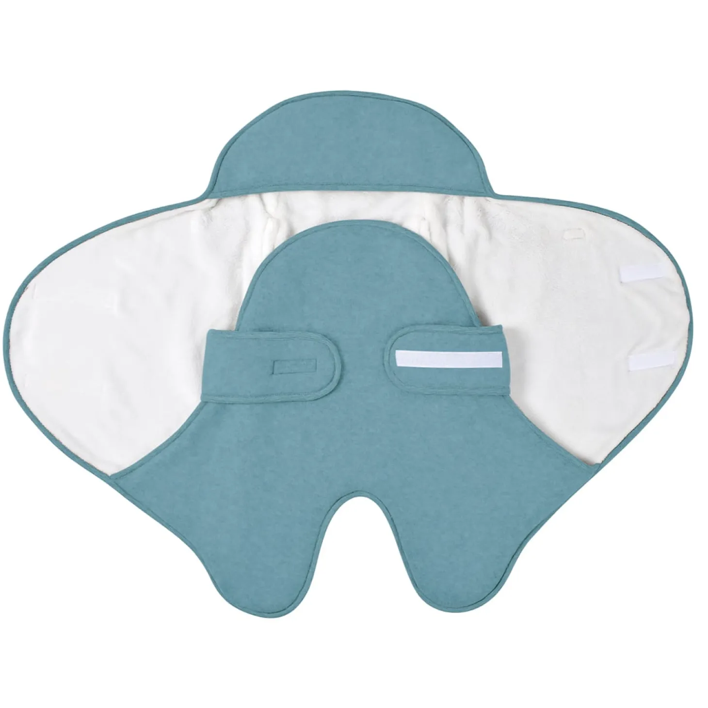 Béaba Babynomade double polaire Bleu Baltique/Blanc 0-6 mois