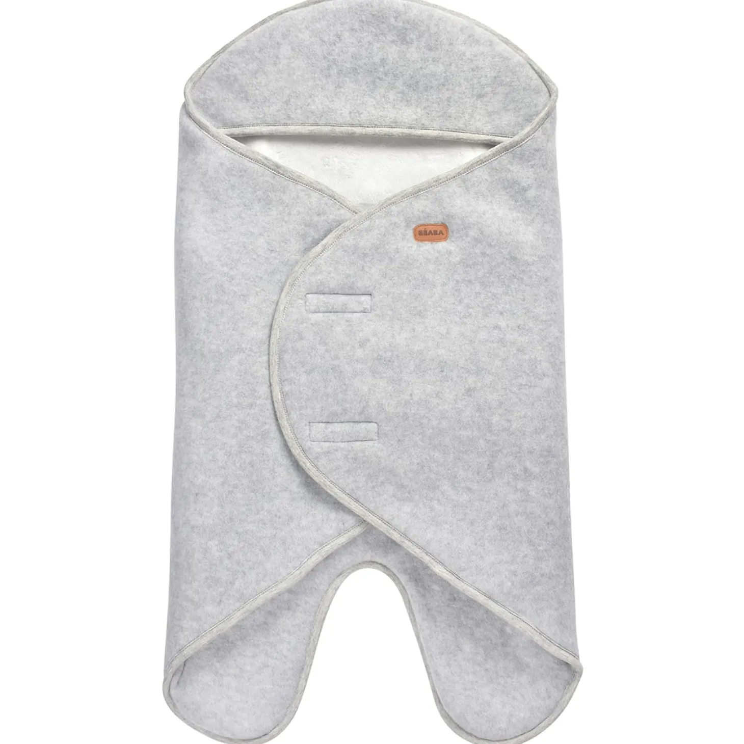 Béaba Babynomade double polaire Gris Chiné/Blanc 0-6 mois