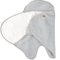 Béaba Babynomade double polaire Gris Chiné/Blanc 0-6 mois