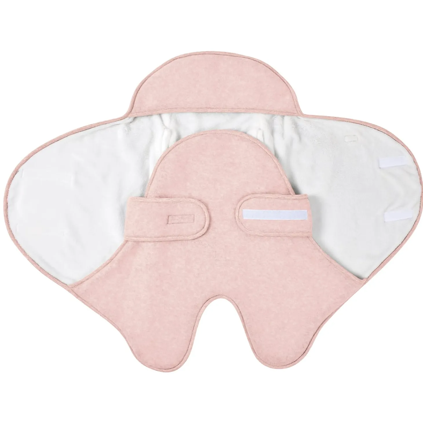 Béaba Babynomade double polaire Rose Poudré/Blanc 0-6 mois