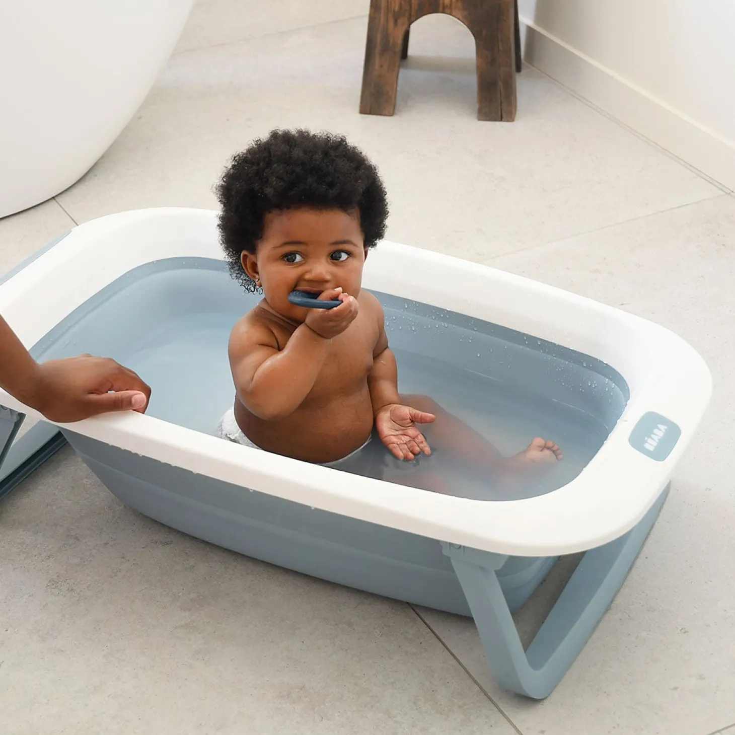 Béaba Baignoire Camélé’O Easy Pop Bleu Baltique