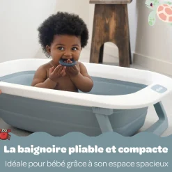 Béaba Baignoire Camélé’O Easy Pop Bleu Baltique