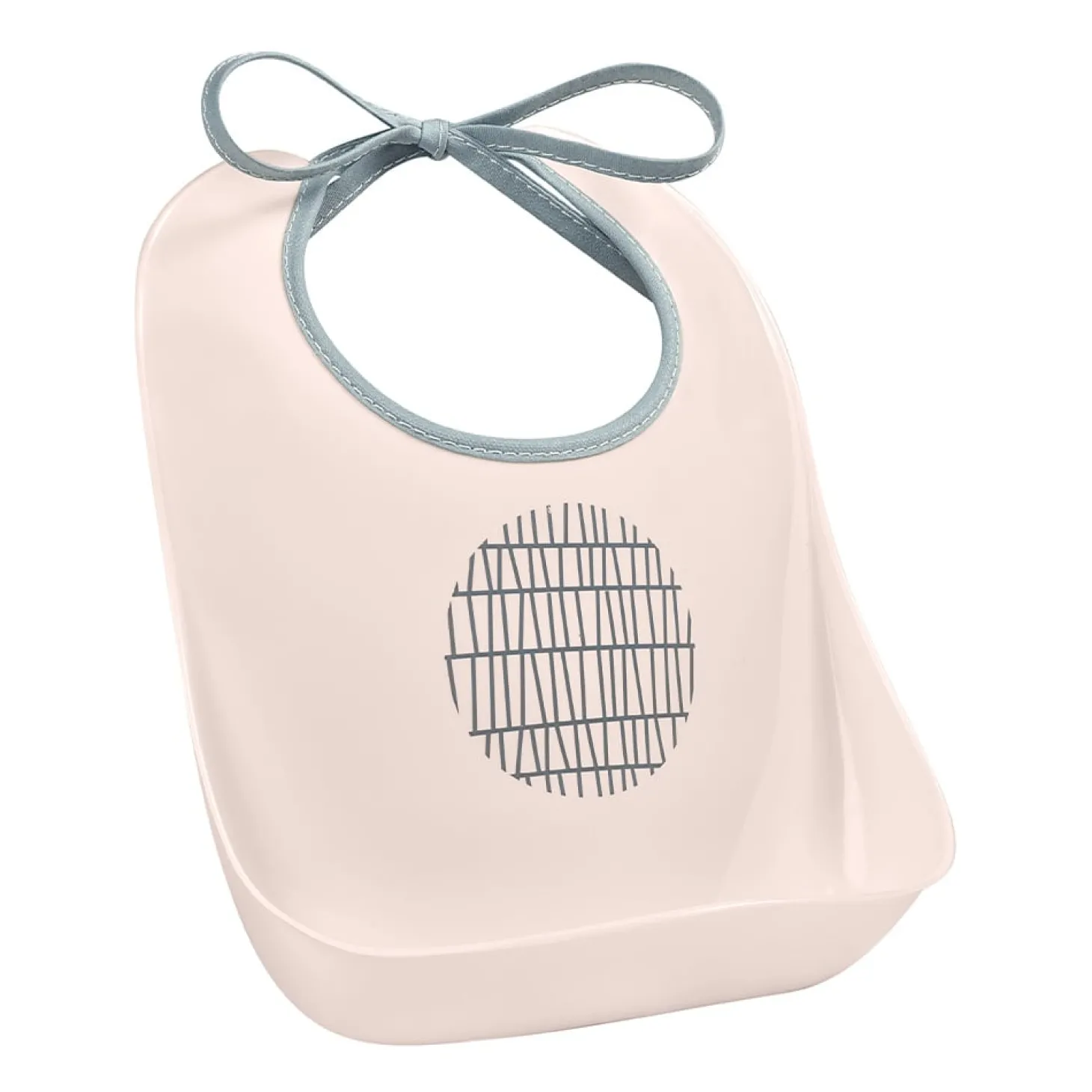 Béaba Bavoir d'apprentissage Pink Grid