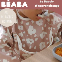 Béaba                    Bavoir à Manches Évolutif et 2en1    Savannah Bloom