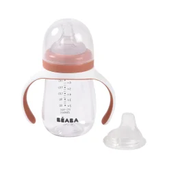 Béaba                    Biberon d'apprentissage 2en1    Terracotta            210 ml