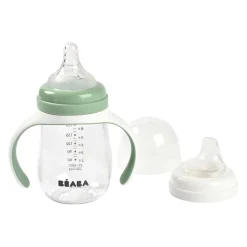 Béaba                    Biberon d'apprentissage 2en1    Vert Sauge