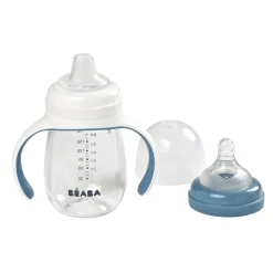 Béaba                    Biberon d'apprentissage 2en1    Windy Blue            210 ml