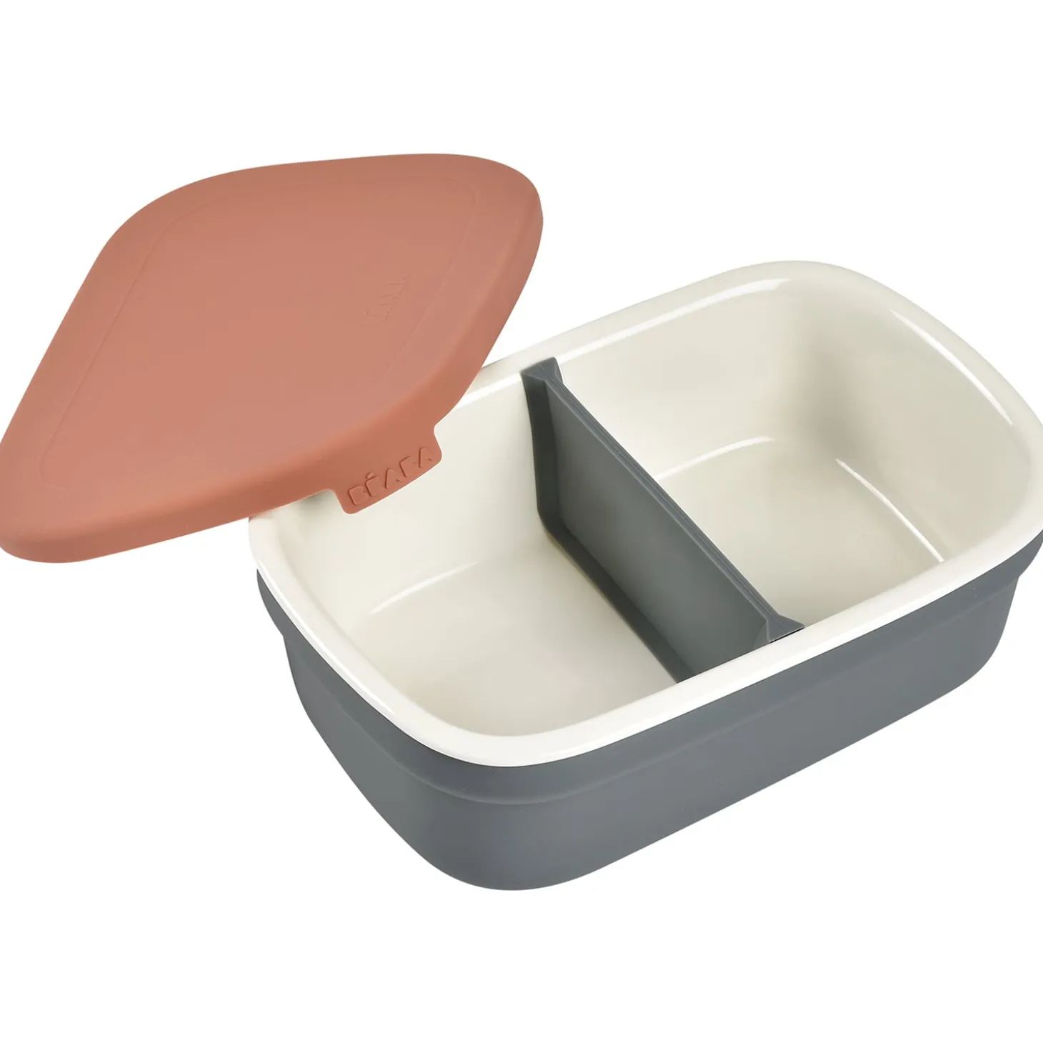 Béaba Boîte repas céramique Mineral/Terracotta