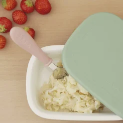 Béaba Boîte repas céramique Mineral/Vert Sauge