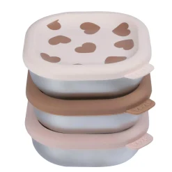 Béaba Boîtes Repas Inox Multi-Usage x3 BigLove