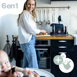 Béaba                    Bundle Robot cuiseur Babycook Duo + Lot de cuillères 1er âge    Bleu