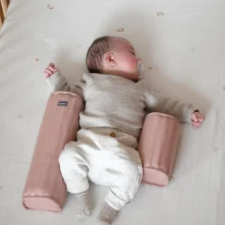 Béaba                    Cale bébé Bébécal Lin    Vieux Rose