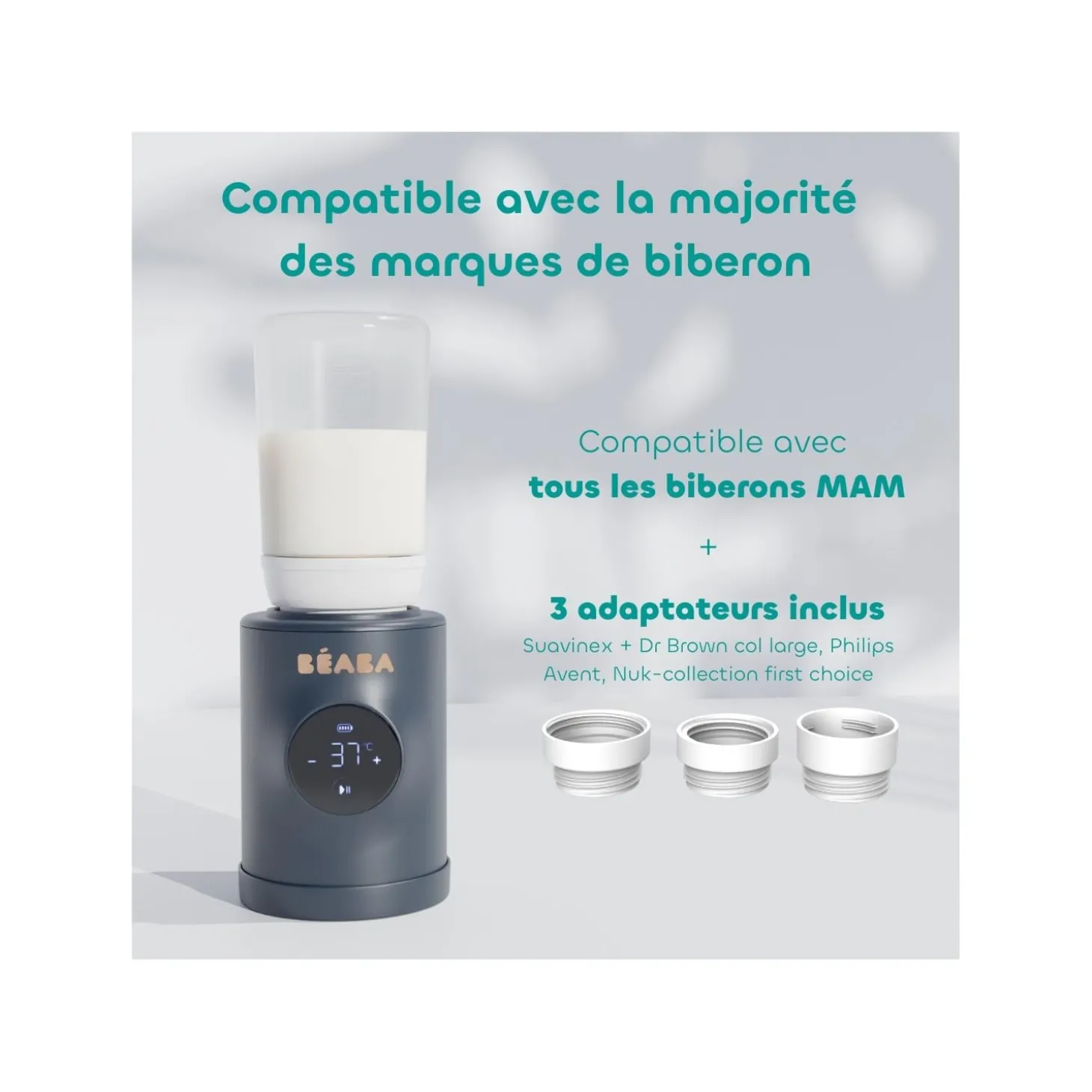 Béaba Chauffe-biberon nomade Night Blue
