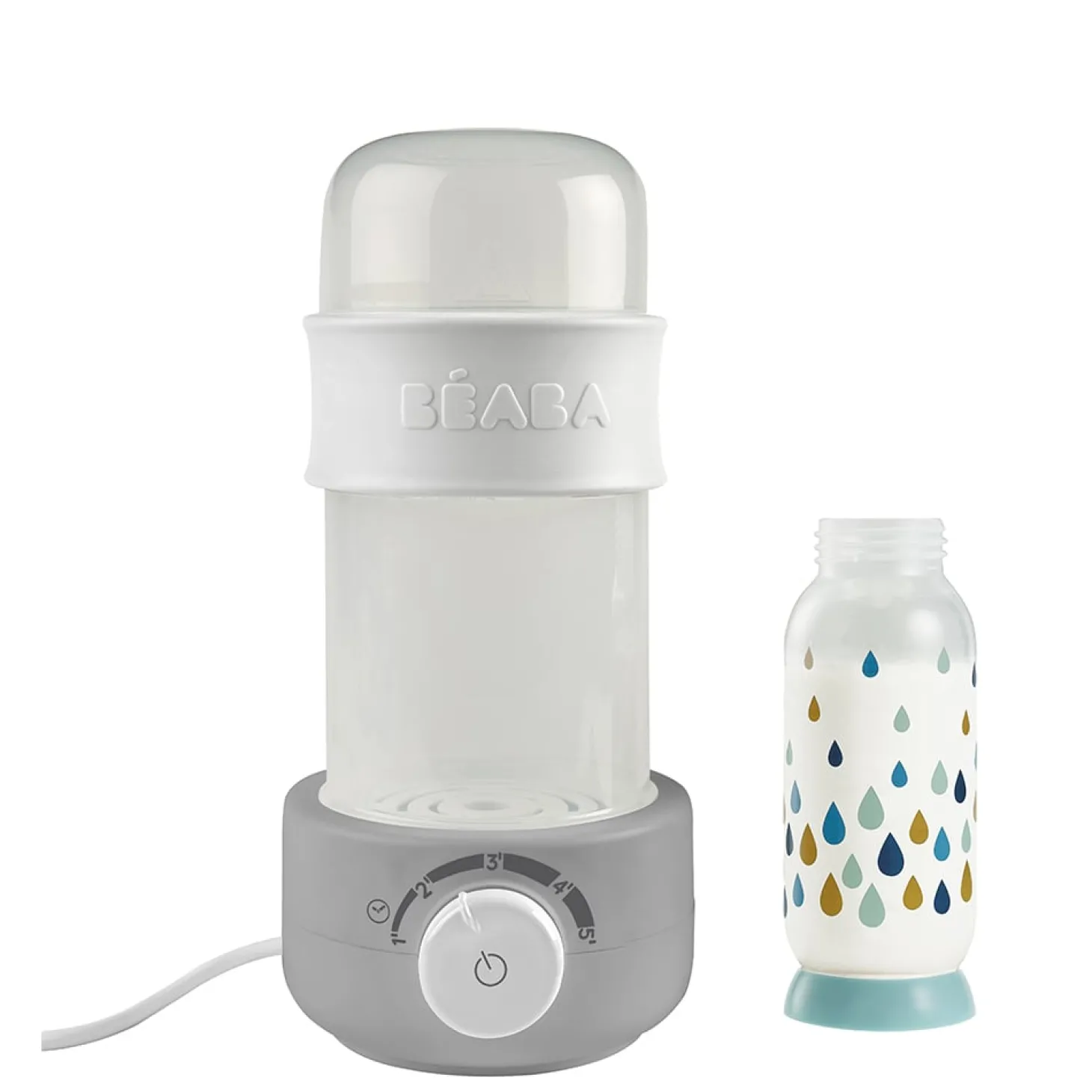 Béaba Chauffe biberon vapeur Baby Milk Second Grey
