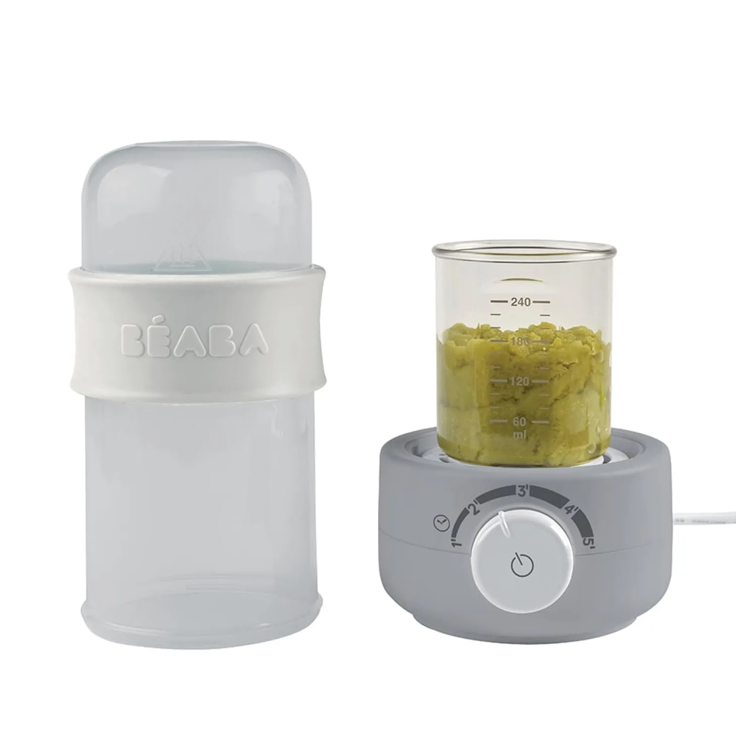 Béaba Chauffe biberon vapeur Baby Milk Second Grey
