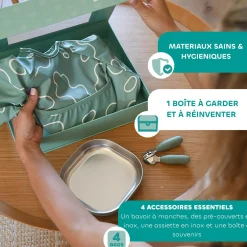 Béaba                    Coffret Cadeau    Sage Green