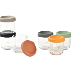 Béaba                    Coffret de 6 portion en verre    Coloris Assortis            250 ml