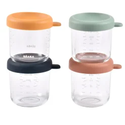 Béaba Coffret 4 portions verre Couleur Assortis 250 ml