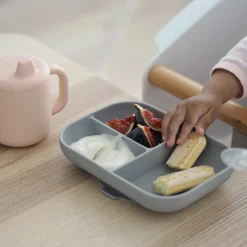 Béaba                    Coffret repas d'apprentissage en silicone    Pink            8 mois+