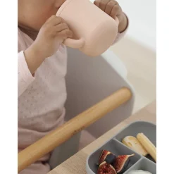 Béaba                    Coffret repas d'apprentissage en silicone    Pink            8 mois+