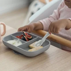 Béaba                    Coffret repas d'apprentissage en silicone    Pink            8 mois+