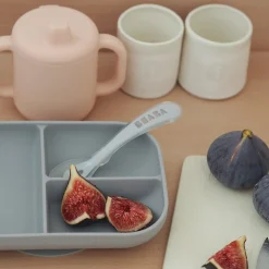 Béaba                    Coffret repas d'apprentissage en silicone    Pink            8 mois+