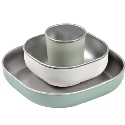 Béaba Coffret repas inox Sage Green