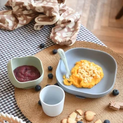 Béaba                    Coffret Repas Silicone 4 pièces    Jungle