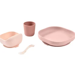 Béaba                    Coffret Repas Silicone 4 pièces    Barbe À Papa