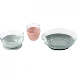 Béaba Coffret repas verre Duralex Eucalyptus