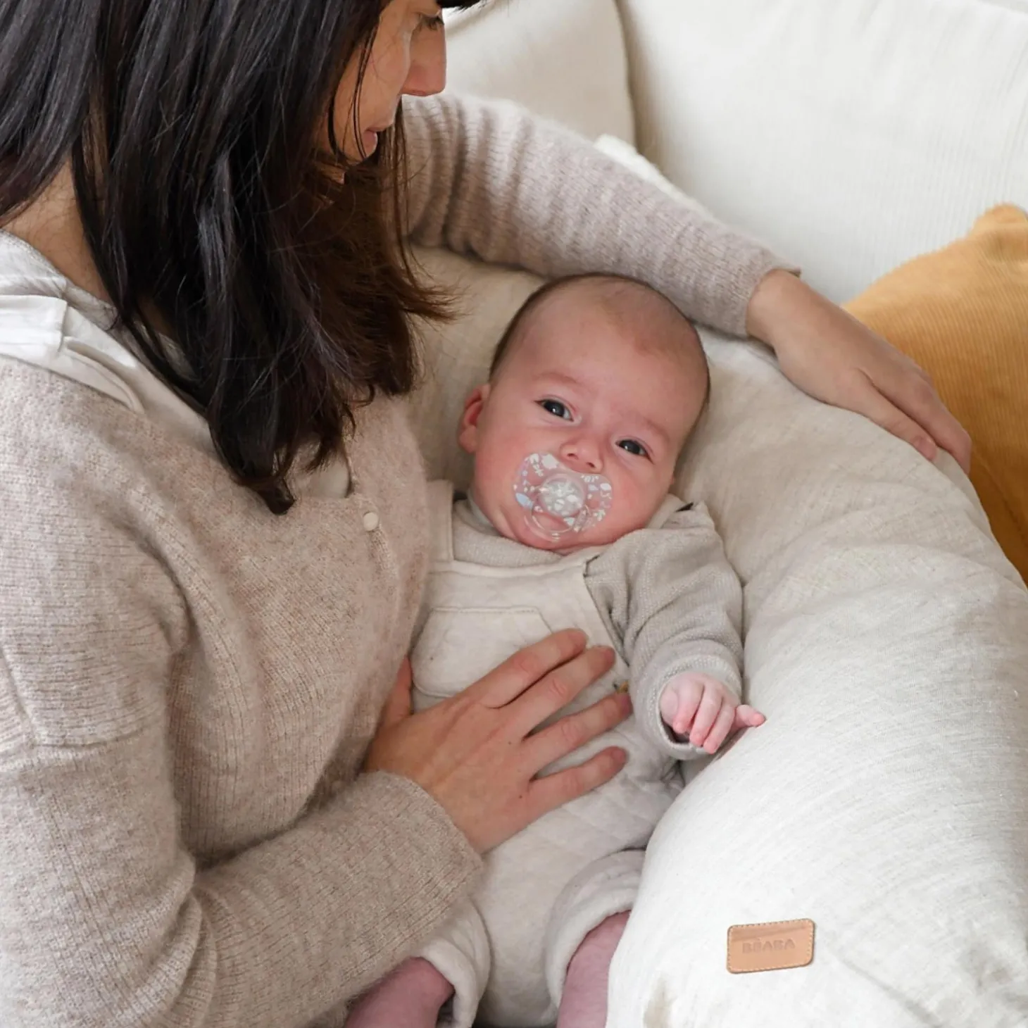 Béaba Coussin d'allaitement Big Flopsy Lin Naturel