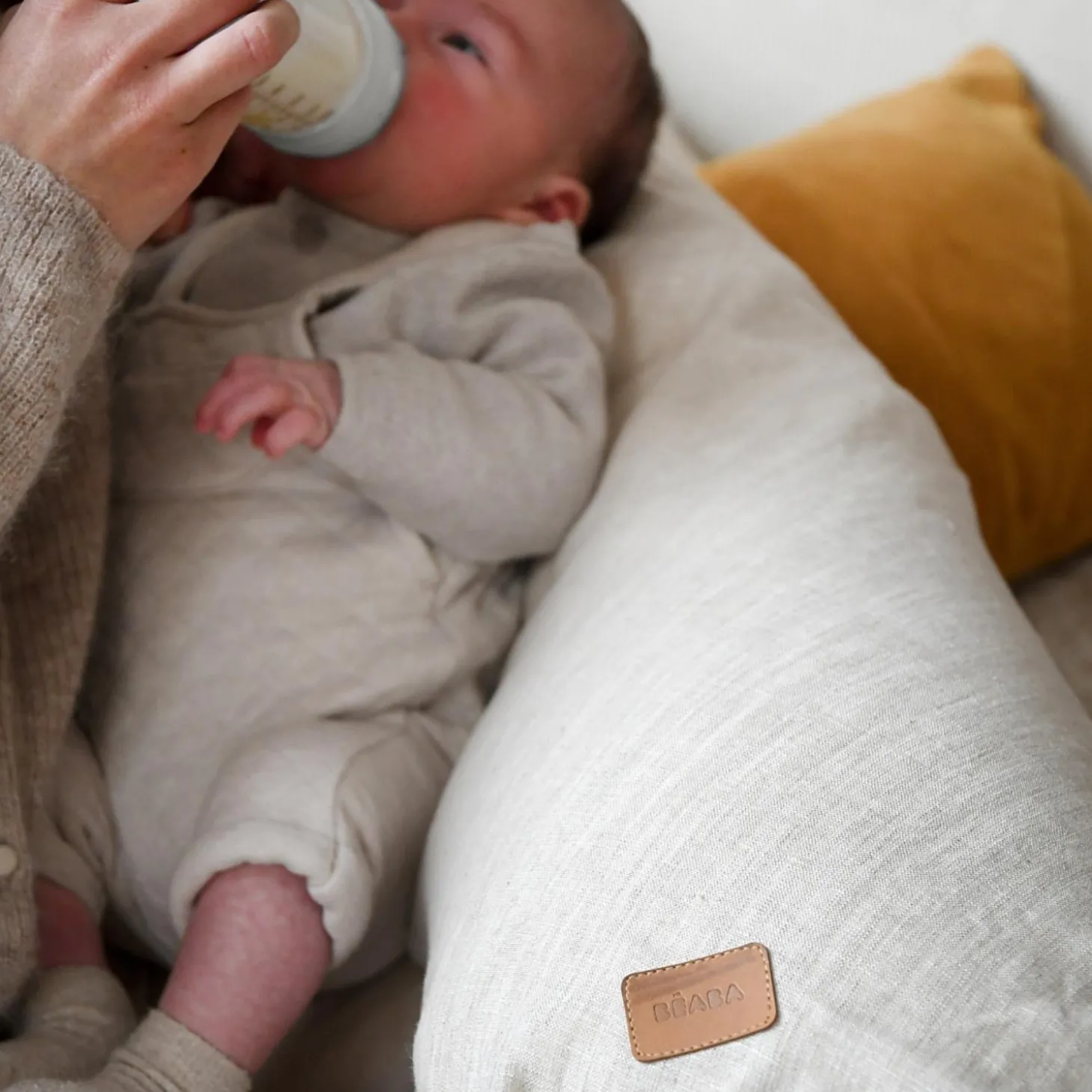 Béaba Coussin d'allaitement Big Flopsy Lin Naturel
